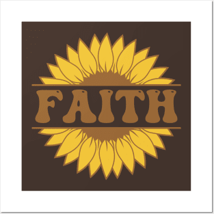 Sunflower Faith Posters and Art